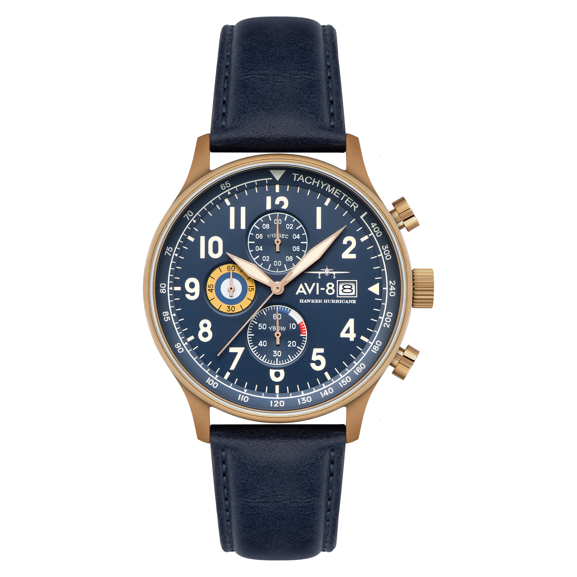 Classic Chronograph BLUE / LEATHER Blue Dial
