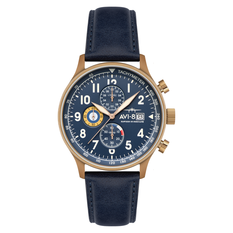 Classic Chronograph BLUE / LEATHER Blue Dial