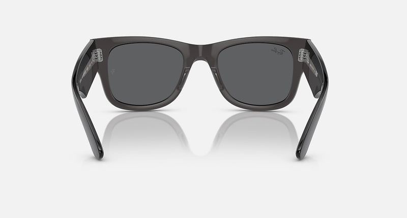 MEGA WAYFARER UNISEX Transparent Black / Dark Grey |  Dial