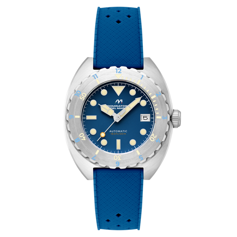 Amalfi Automatic Blue / Blue Silicone | Blue Dial