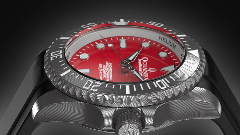 Damascus Swiss Automatic SW200 Deep Marine Explorer II Damascus/Red Dial | Red Dial