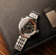 Heinrich Swiss GMT Limited Edition Black / Stainless Steel | Black Dial