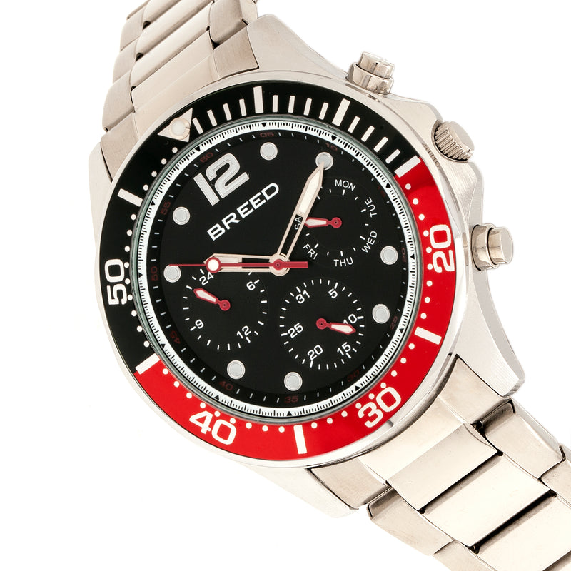 Pegasus Red/Silver | Black Dial