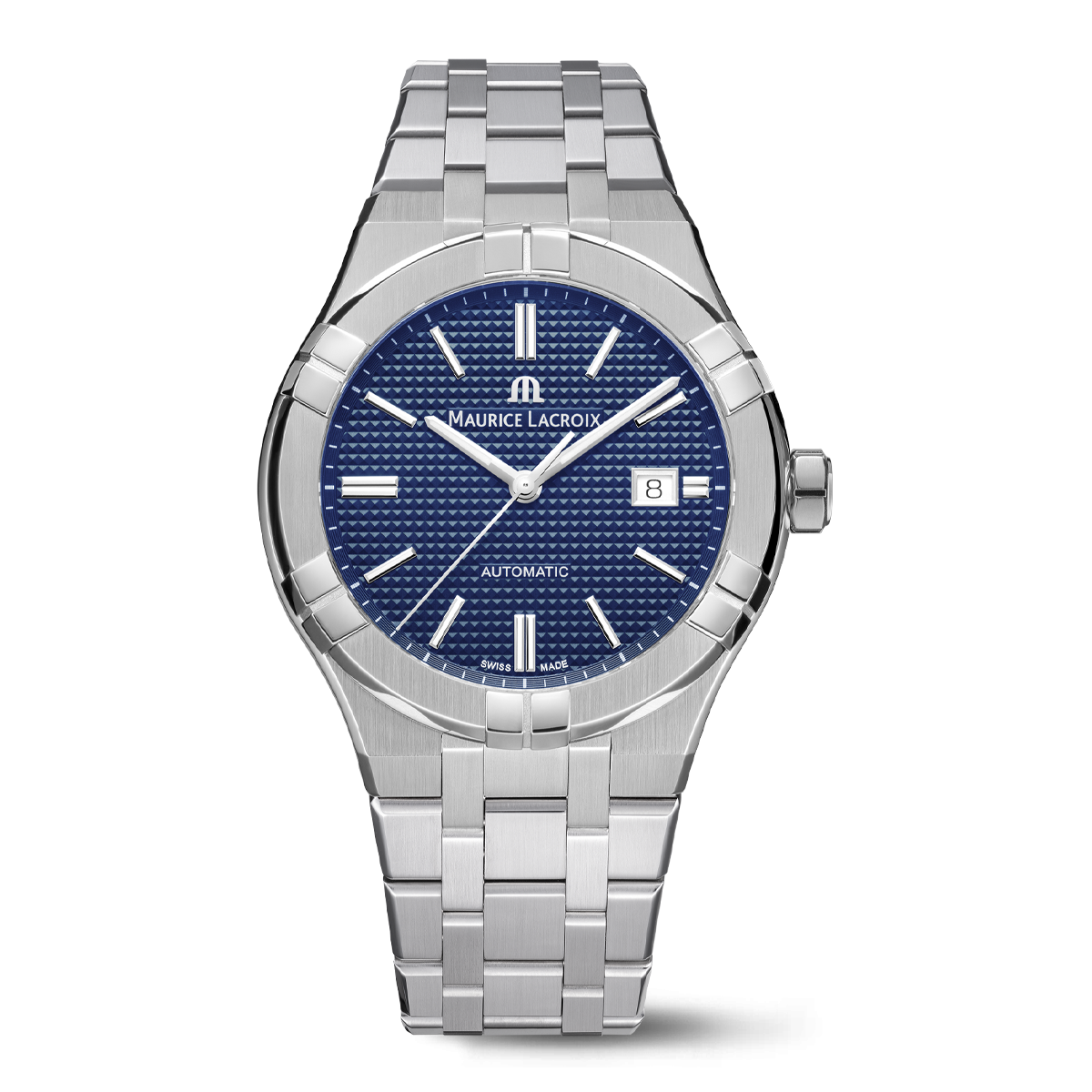 Aikon Automatic Date Blue / Bracelet | Blue Dial