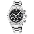 New Amsterdam Swiss made Automatic Chrono, ETA 7753, White Dial, Stainless steel | Black Dial