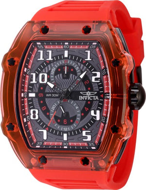 Racing 48.5mm / Dark Grey / Red | Dark Grey Dial