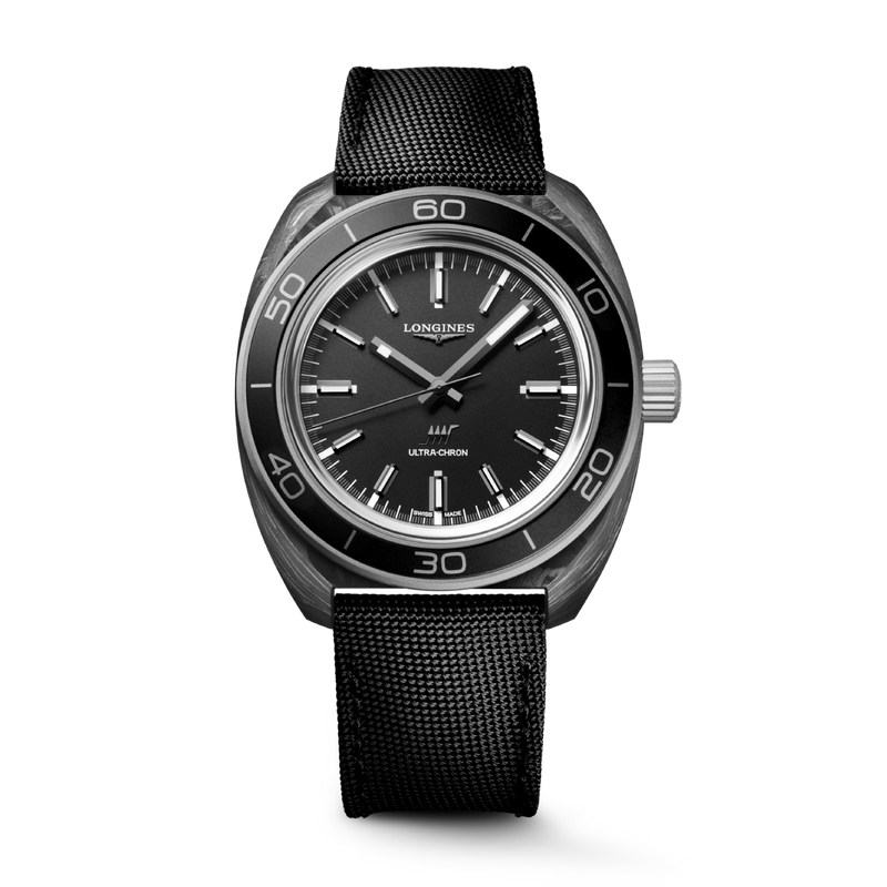 ULTRACHRON CARBON Black / Nylon | Black Dial