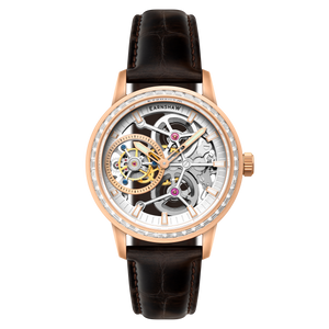 Engineer Parsons Tourbillon Limited Edition Rose Gold & Brown / Leather | Silver Dial