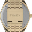 Q TIMEX Gold-Tone / Stainless Steel | Blue Dial