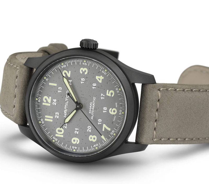 Khaki Field Titanium Auto | Gray Dial
