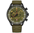 Aviator 929 Watch Green/Leather | Green Dial