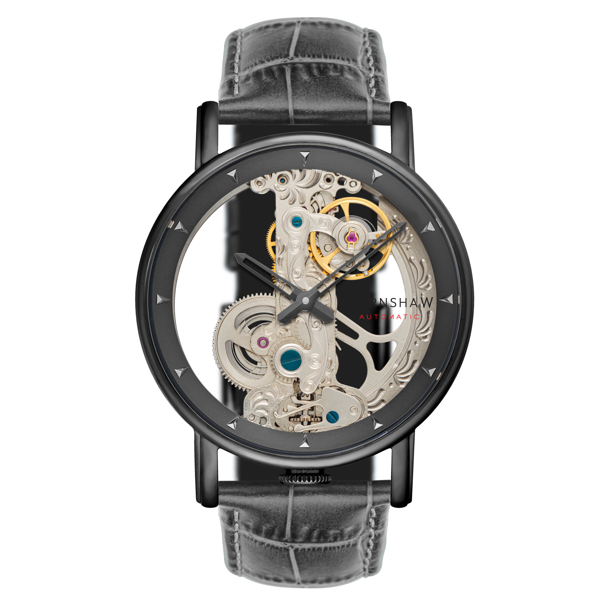 Thomas Earnshaw Fowler Bridge Automatic Grey / Leather | Grey Dial