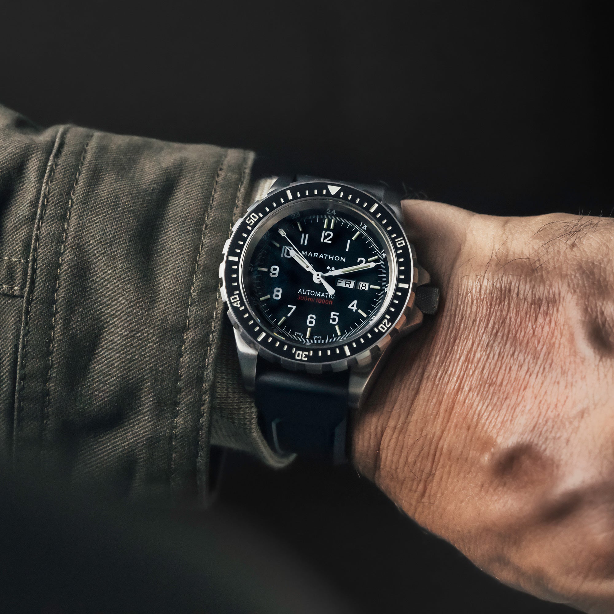 Dive SS/BKSS 3PC RUBBER (WW194021SS-0130) | Black Dial – Watch Gang