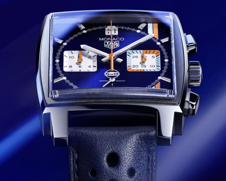 Monaco X Gulf Automatic Chronograph | Blue Dial
