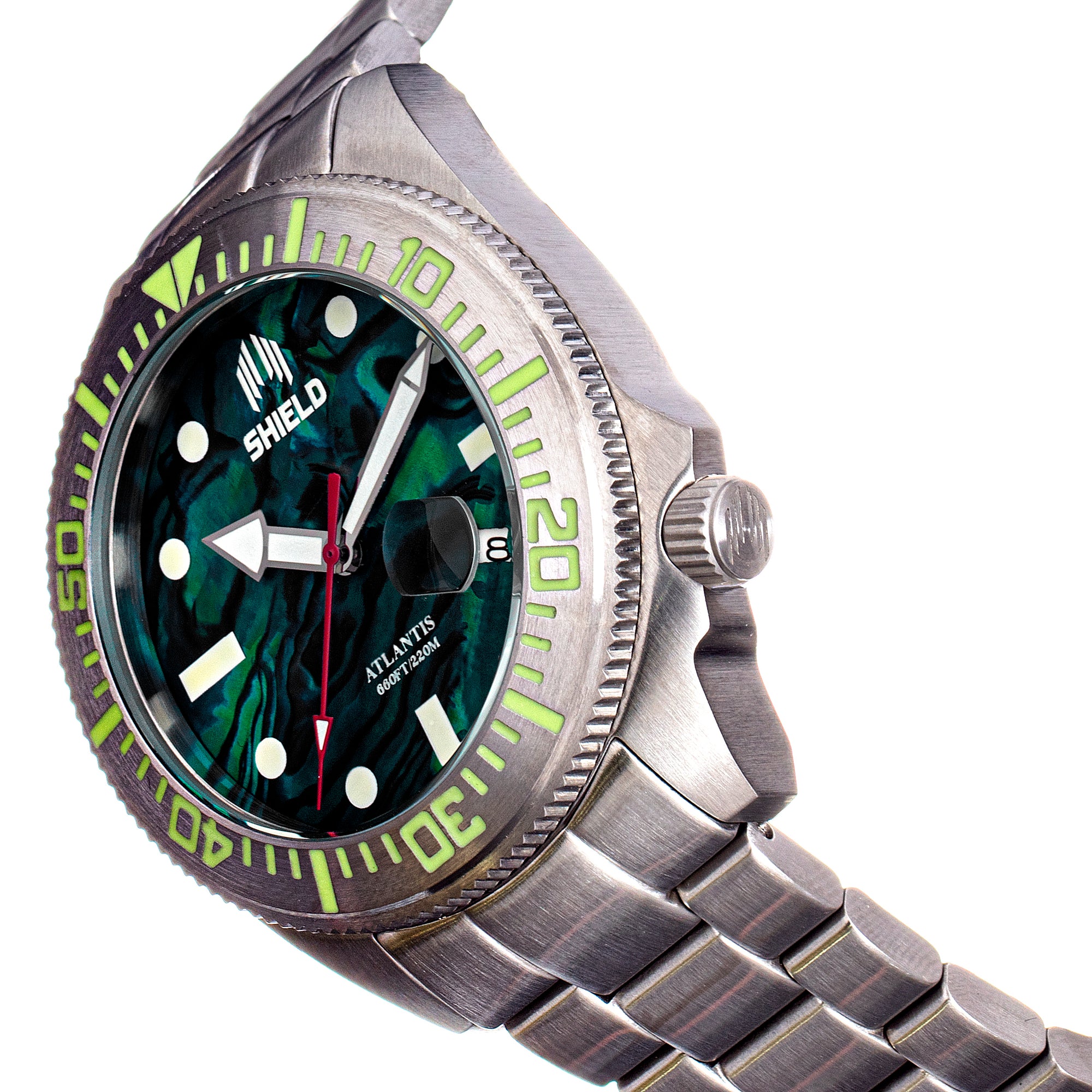 Atlantis Black | Multi-colored Dial