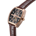 Masterson w/ 24 Hour Hand Brown / Rose Gold Black Dial