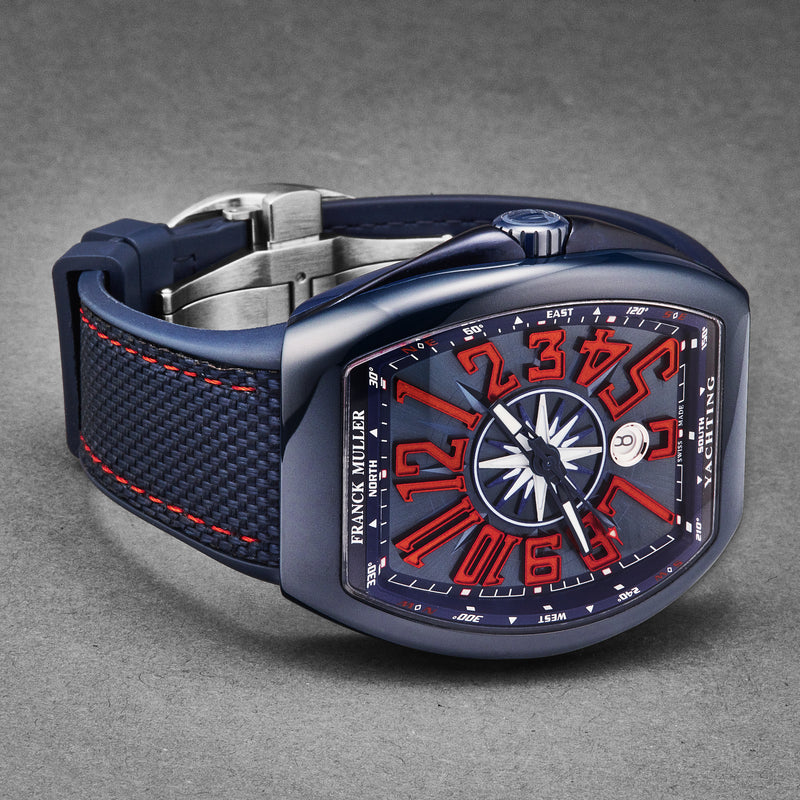 VanguardYACT 45SCYACHTBLURED / Blue | Blue Dial