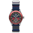 Airmaster Sector Meca-Quartz Blue /Red / Nylon | Blue Dial