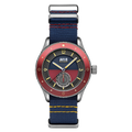 Airmaster Sector Meca-Quartz Blue /Red / Nylon | Blue Dial
