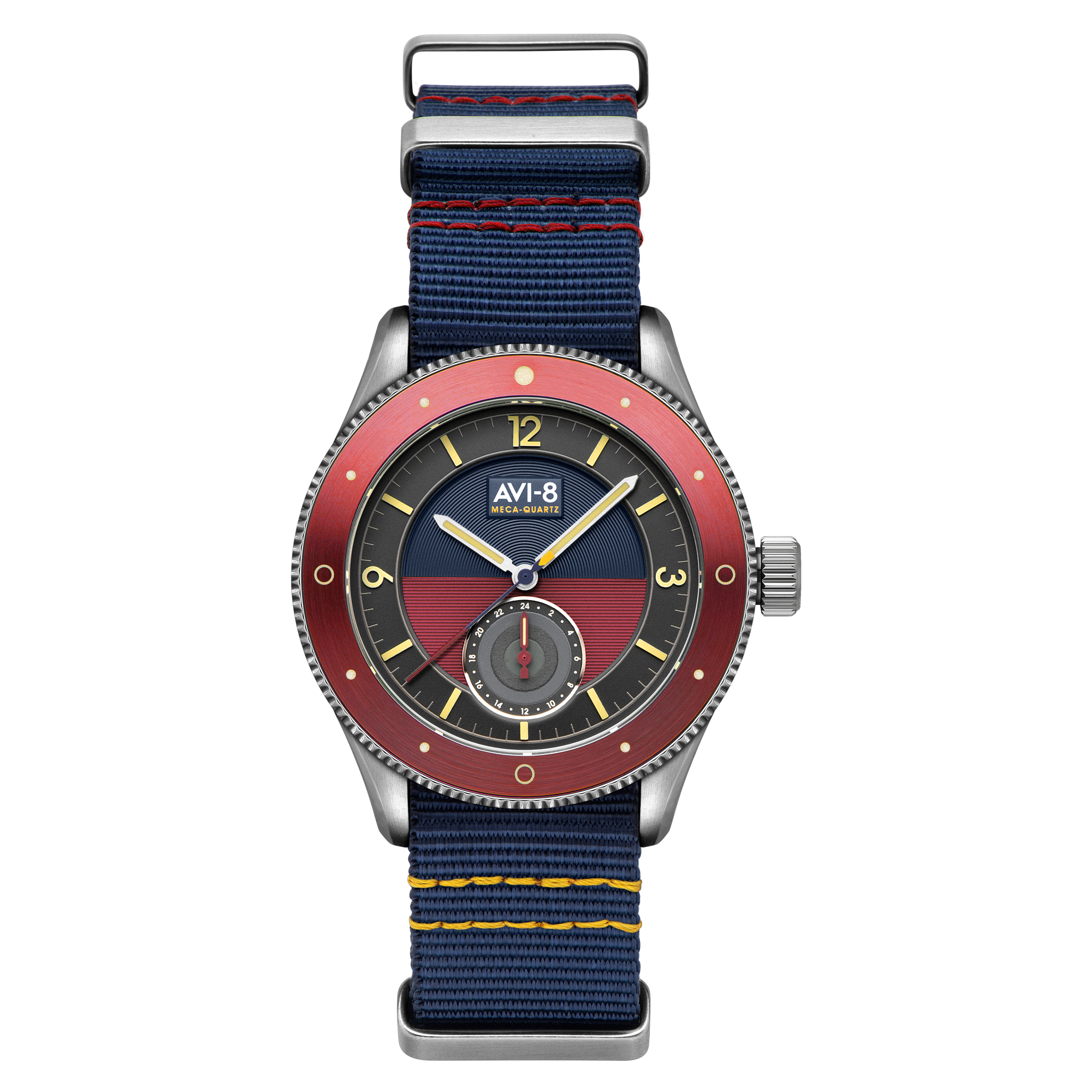 Airmaster Sector Meca-Quartz Blue /Red / Nylon | Blue Dial