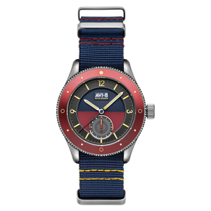 Airmaster Sector Meca-Quartz Blue /Red / Nylon | Blue Dial