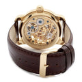 Traveller Series brown leather /gold | White Dial
