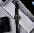 Camogli Automatic Green / Green Leather | Green Dial