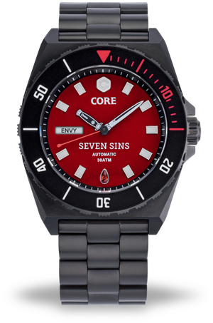 SEVEN SINS SEVEN SINS TITANIUM RED | Red Dial