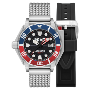 TORPEDO AUTOMATIC DIVER BLACK / STAINLESS STEEL Black Dial