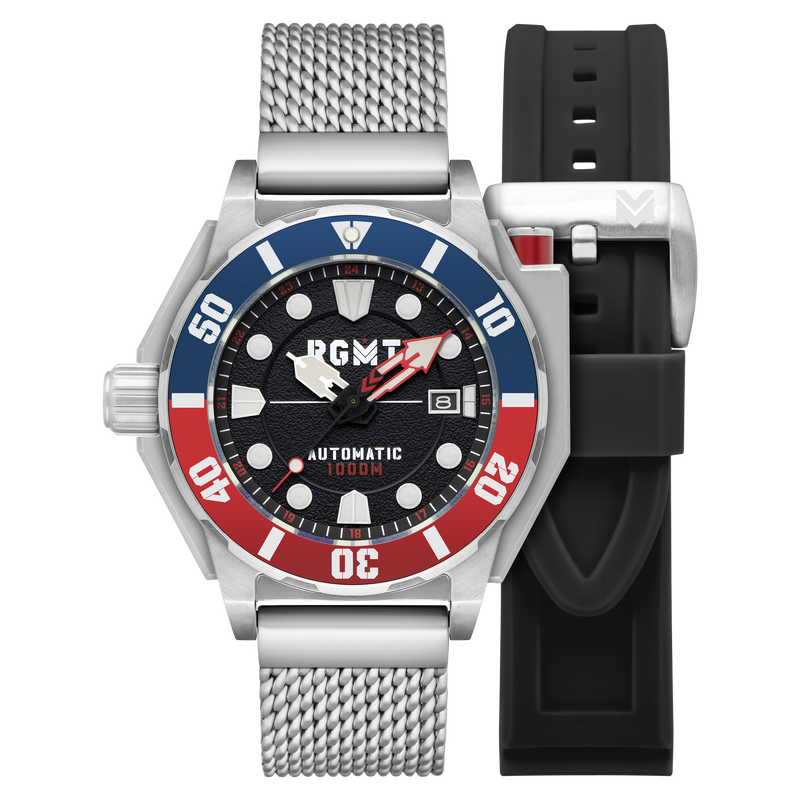 TORPEDO AUTOMATIC DIVER BLACK / STAINLESS STEEL Black Dial