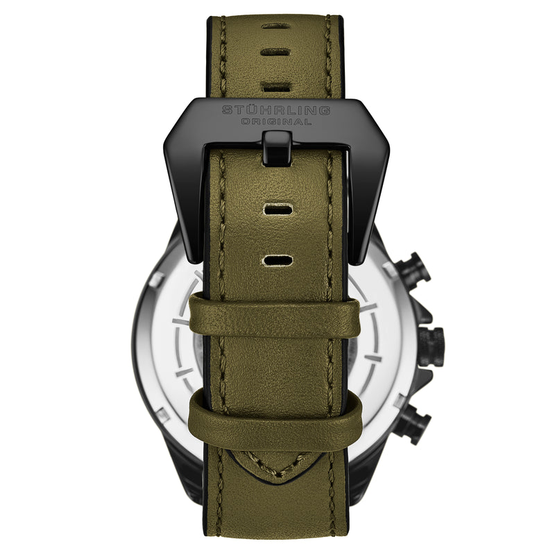 Aviator 929 Watch Green/Leather | Green Dial