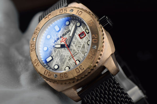 Parma 2 Bronze Meteorite Swiss ETA 2824 45mm - Meteorite