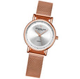 Symphony Rose Gold Stainless Steel | Silver Dial