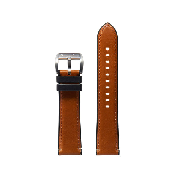 Durevole Rubber / Leather Hybrid Strap