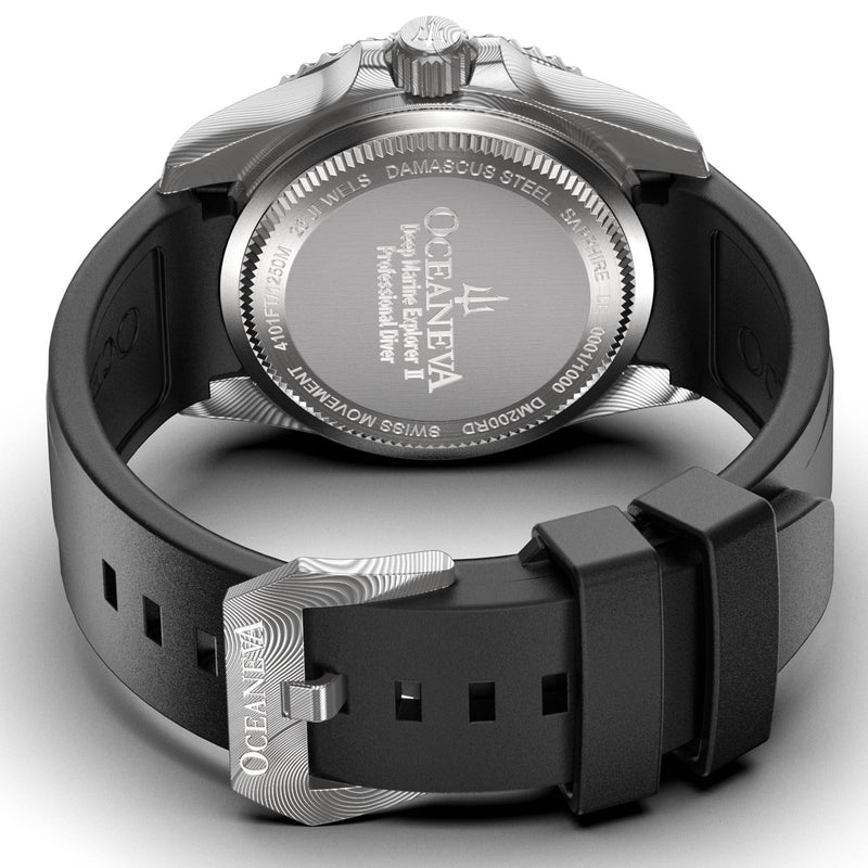 Damascus Swiss Automatic SW200 Deep Marine Explorer II Damascus/Red Dial | Red Dial