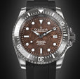 Damascus Swiss Automatic SW200 Deep Marine Explorer II Damascus/Coffee BrownDamascus Dial | Brown Dial