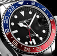 Aquadiver GMT Red / Blue Bezel | Black Dial