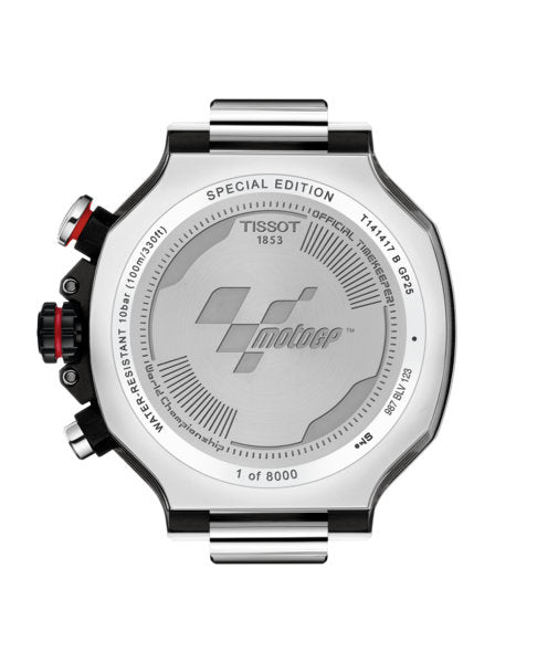 T-Race MotoGP Quartz Chronograph Black / Silicone | Dark Grey Dial