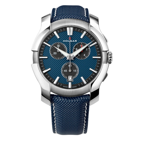 Blue & Black Chronograph 44mm