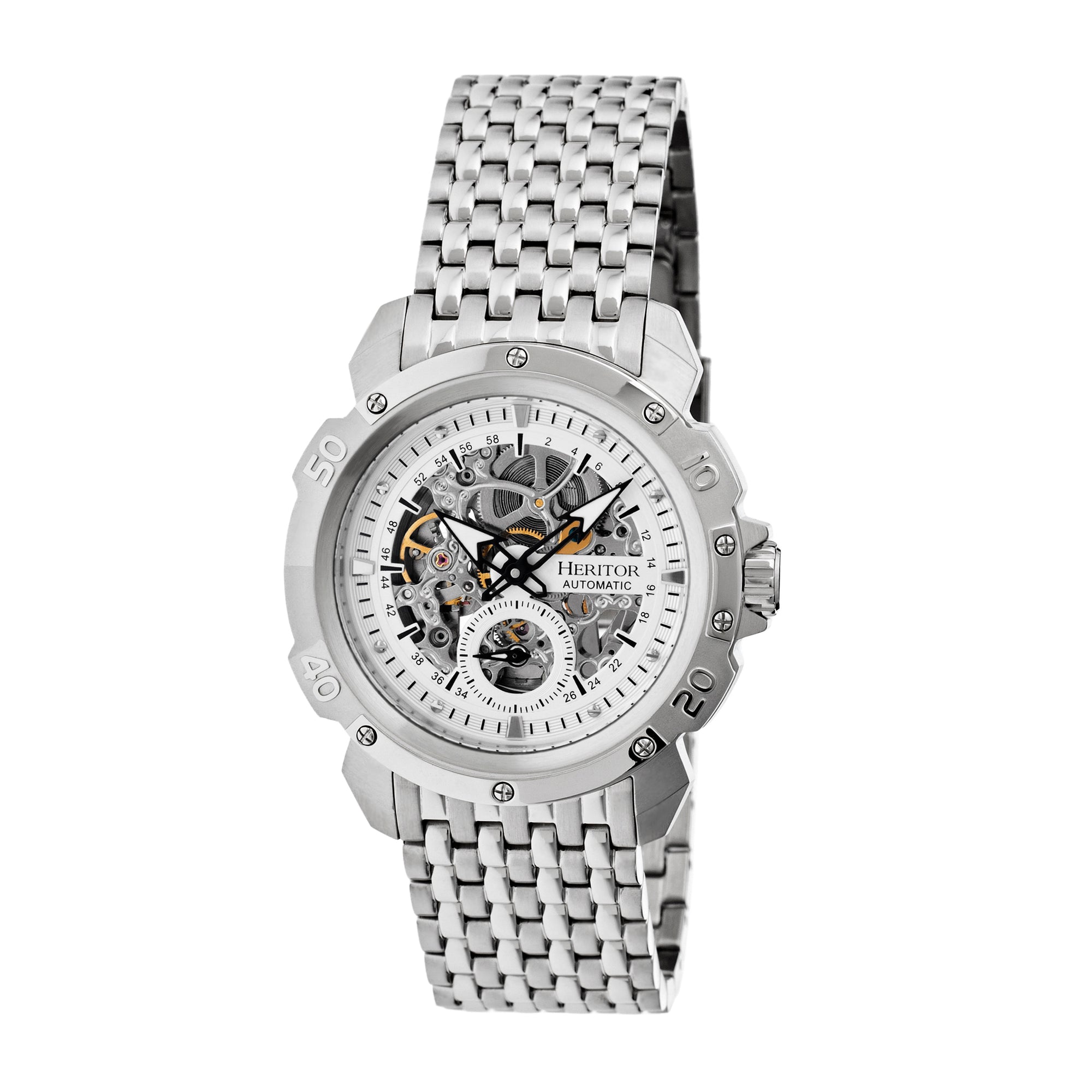 Conrad Stainless Steel Silver | White Dial