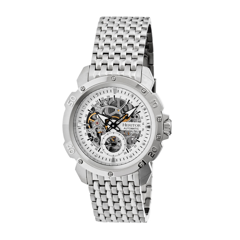 Conrad Stainless Steel Silver | White Dial