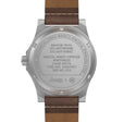 41mm JEEP WILLYS VINTAGE OFFICER'S MECHANICHAL COLOUR: SS/HERITAGE 3PC CRAZY HORSE LEATHER JEEP GPM | Black Dial