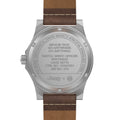 41mm JEEP WILLYS VINTAGE OFFICER'S MECHANICHAL COLOUR: SS/HERITAGE 3PC CRAZY HORSE LEATHER JEEP GPM | Black Dial