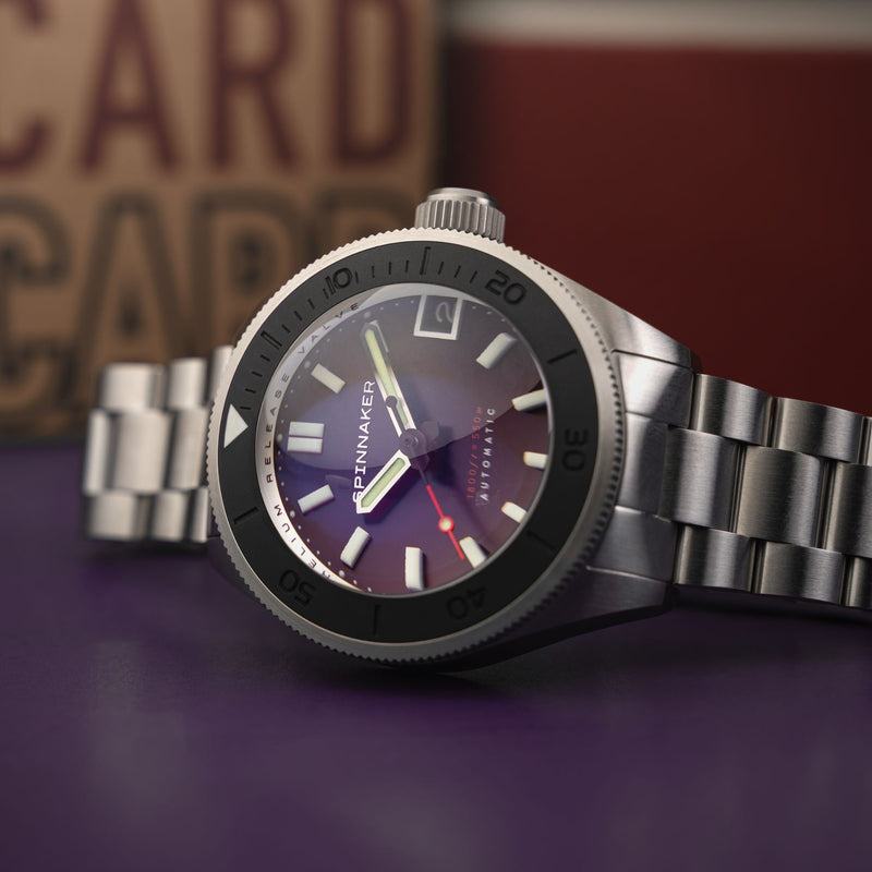 Piccard Automatic Purple/Stainless Steel | Purple Dial