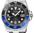 Barracuda 316L Case, Black Sunray Dial, Ceramic Bezel, 316L Stainless Steel Bracelet | Black Dial