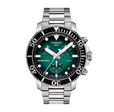 Seastar 1000 Chronograph Green / Stainless Steel | Green Dial