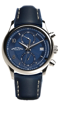 M02-4 Blue/Leather | Blue Dial