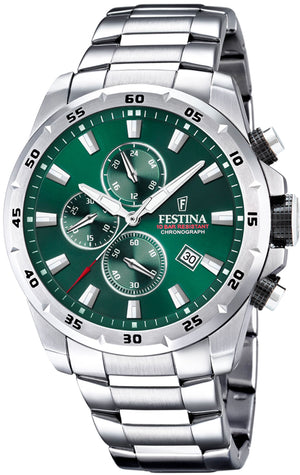 Crono Sport Green / Stainless Steel | Green Dial
