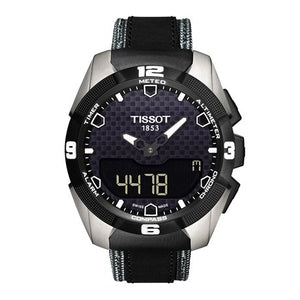 T-Touch Expert Solar Carbon / Half Leather 45mm | Carbon Dial