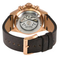 Wall Street - Bronze Gevril Swiss Automatic, Bronze case, Unidirectional Rotating Blue Ceramic Bezel, Midnight Blue Dial | Green Dial